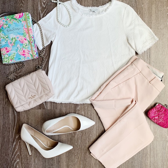 Classy Pearl White Blouse | Green Envelopes - Picture 2 of 4